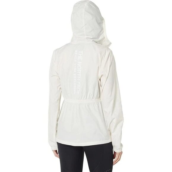 The North Face Cyclone Hoodie White Windbreaker Full Zip Jacket Women's XS NWOT - Picture 2 of 10